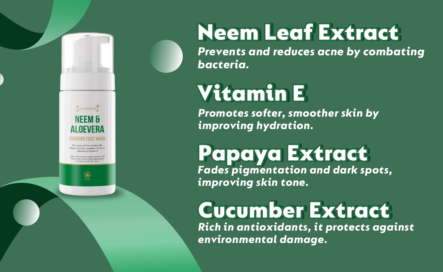 Neem & Aliovera face wash