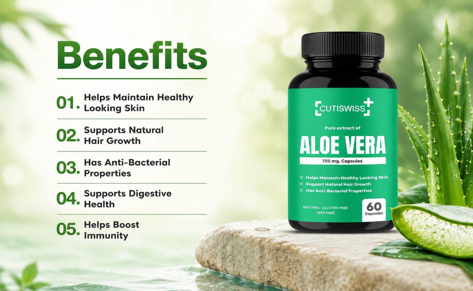 Cutiswiss Aloevera Capsules
