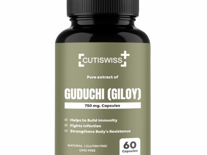 Cutiswiss Giloy Capsules 750 mg.