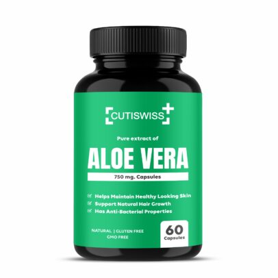 Cutiswiss Aloevera Capsules 750 mg.