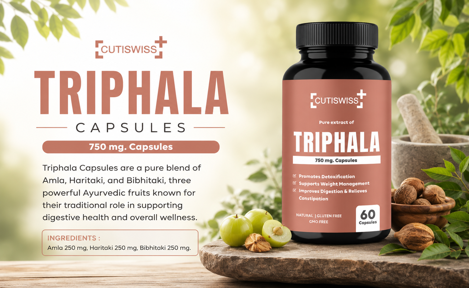 Triphala capsules Banner1
