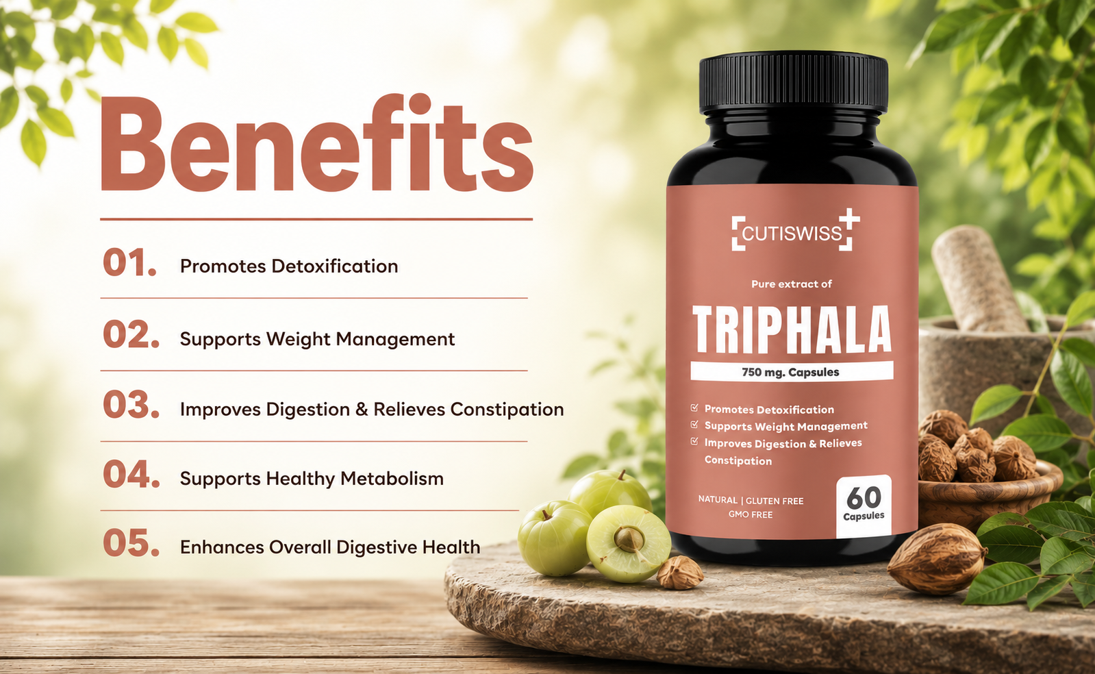Triphala capsules Banner2